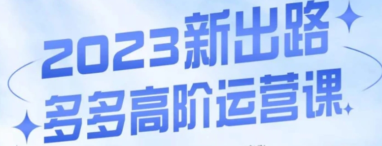 大炮·多多高阶运营课，3大玩法助力打造爆款，实操玩法直接亮出干货-海南千川网络科技