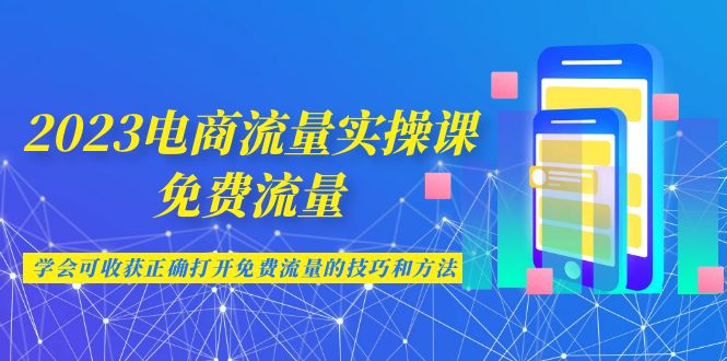 2023电商流量实操课-免费流量，学会可收获正确打开免费流量的技巧和方法-海南千川网络科技