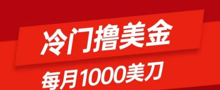 冷门撸美金项目：只需无脑发帖子，每月1000刀，小白轻松掌握-海南千川网络科技