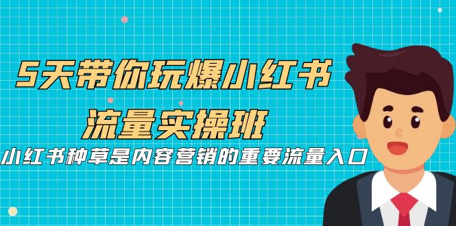 5天带你玩爆小红书流量实操班，小红书种草是内容营销的重要流量入口-海南千川网络科技