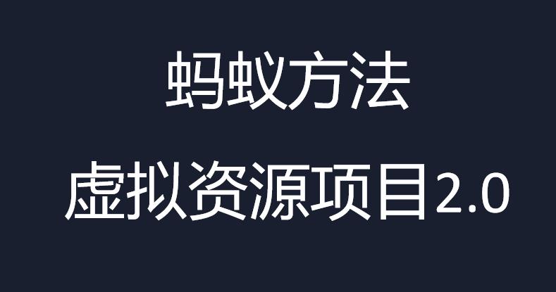 虚拟资源掘金课，虚拟资源的全套玩法 价值1980元-海南千川网络科技