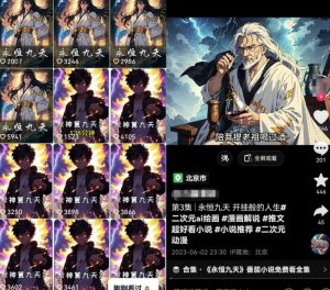 AI漫画+小说推文+无人直播项目新玩法，一本书日入500+，玩法无私分享给你-海南千川网络科技