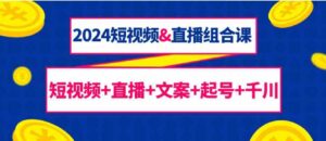 （9426期）2024短视频&直播组合课：短视频+直播+文案+起号+千川（67节课）-海纳网创学院